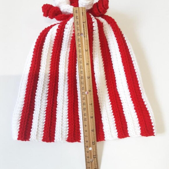 Handmade Crochet Novelty Candy Cane Christmas Beanie New main image 6